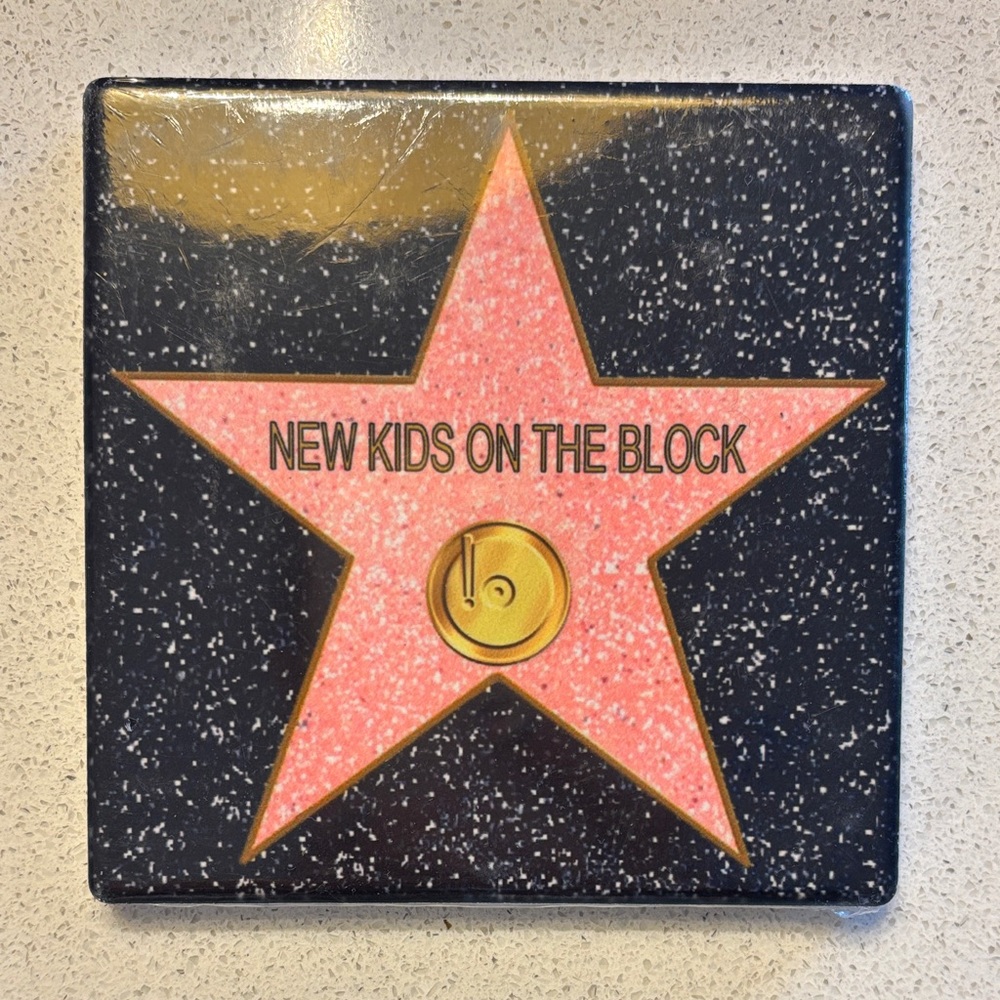 New Kids on the Block Star Coaster NWT